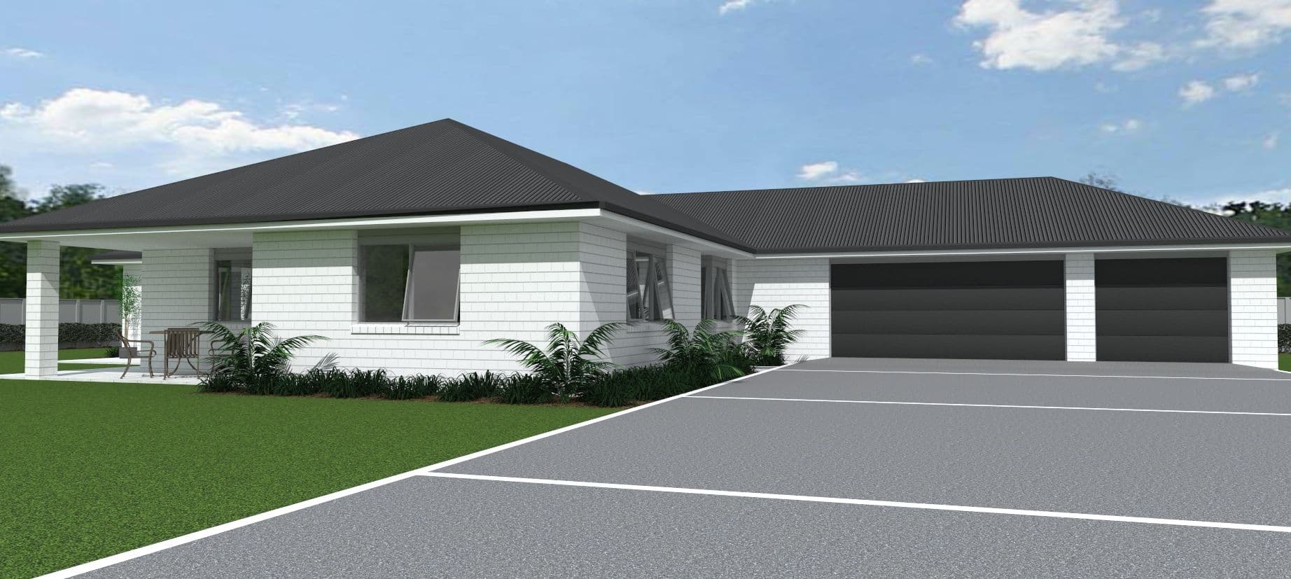 NZ278 rangitoto large house plan